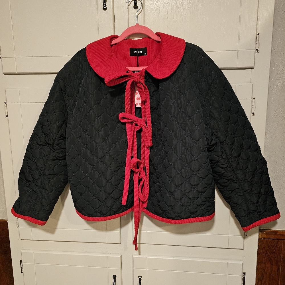Cider nwt quilted jacket xl